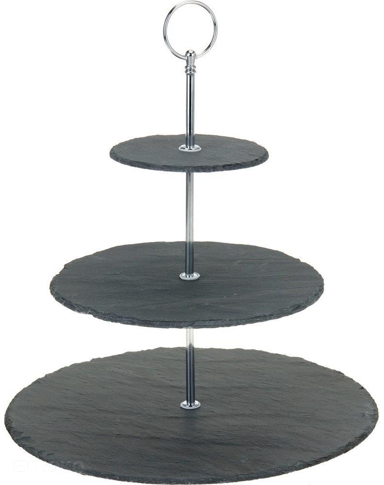 Eh Excellent Houseware Kamenná deska pro koláče a občerstvení, 3 úrovně