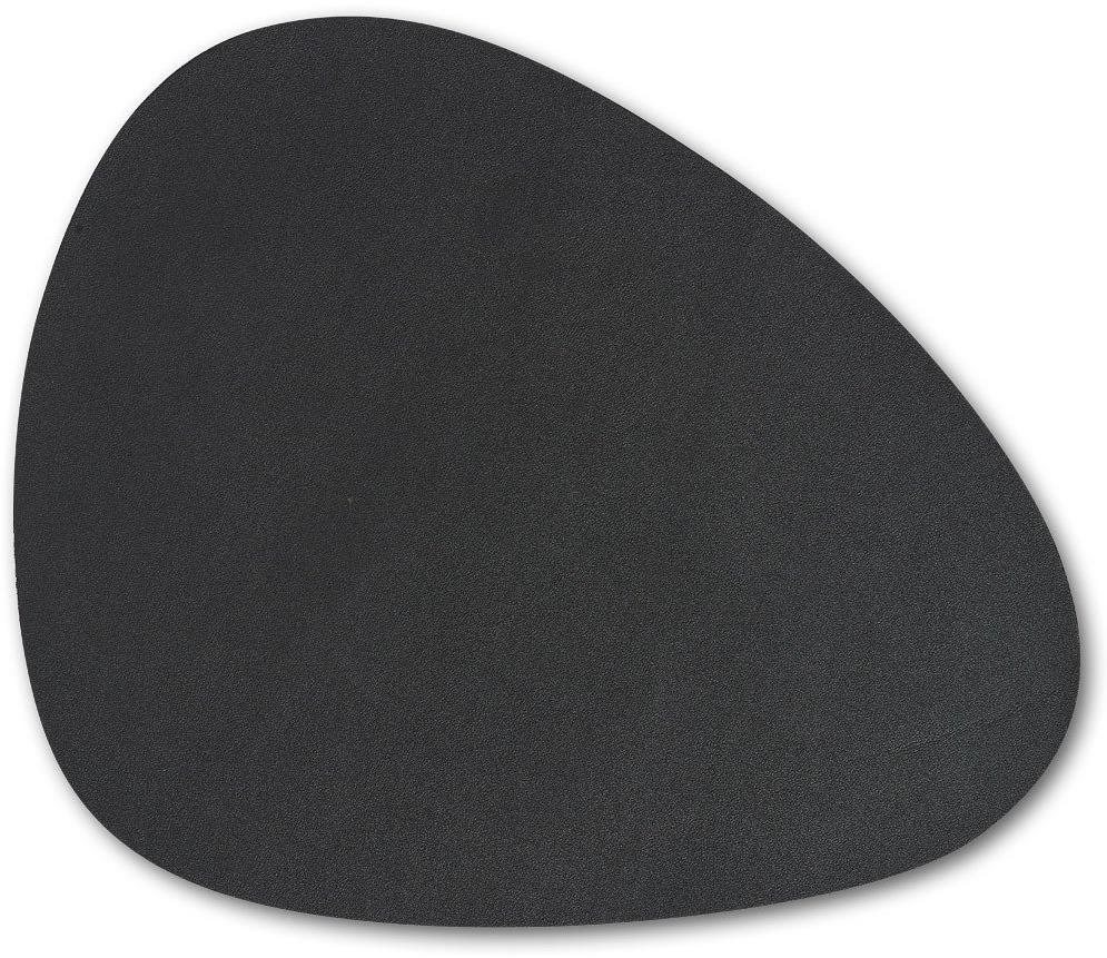 Zeller Podložka na stůl ze syntetické kůže 34 × 42 cm černá