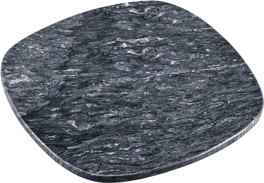 KESPER Servírovací deska mramor, bufetový podnos leštěný 25 × 25 × 1,3 cm