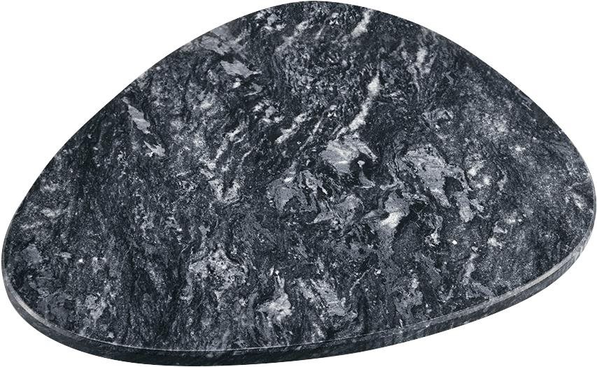 KESPER Servírovací deska mramor, bufetový podnos leštěný 25 × 25 × 1,3 cm