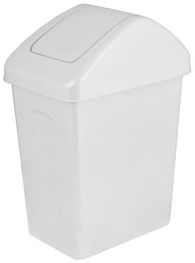 Branq Odpadkový koš s výklopným víkem 25 l bílý