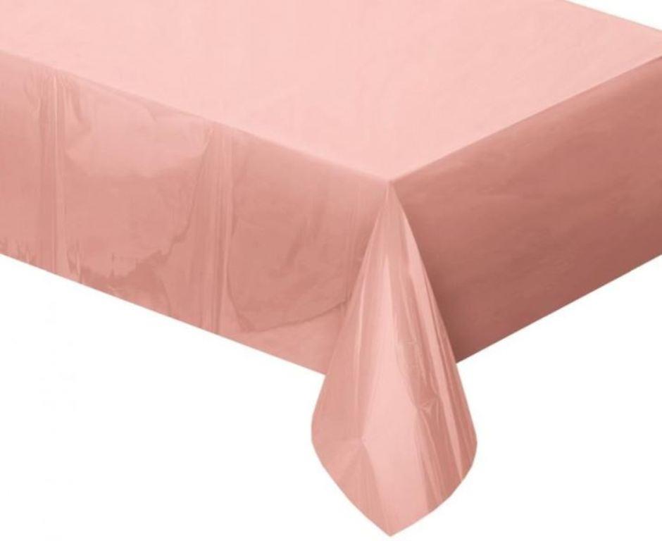 Ubrus GoDan Ubrus foliový metalický růžovozlatý/rosegold 137 × 183 cm