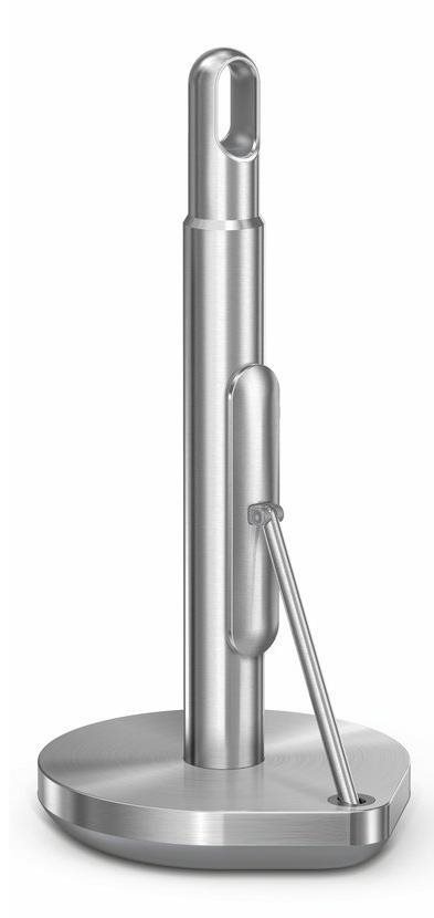 Simplehuman Držák na papírové utěrky, pro role do 17 cm, kartáčovaná nerez ocel