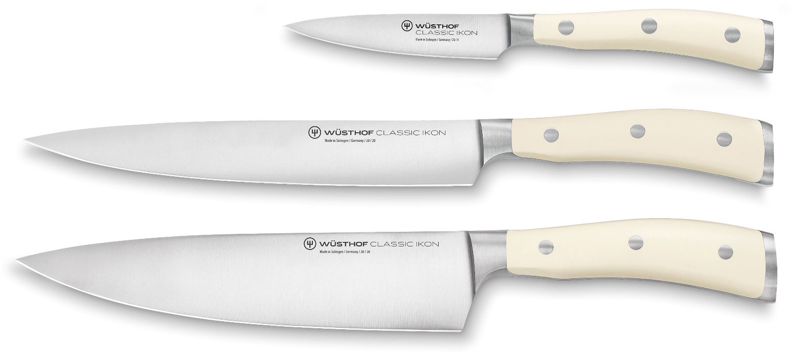 Wüsthof Classic Ikon Créme 3 ks