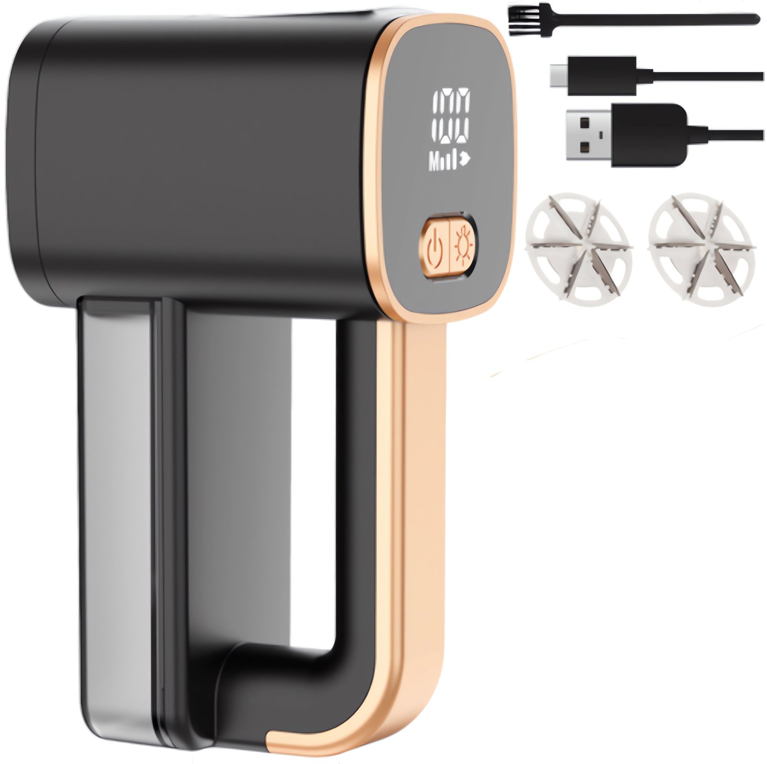 Ruhhy 26642 Odstraňovač žmolků AKU, 1800 mAh, 3,7 V, černý