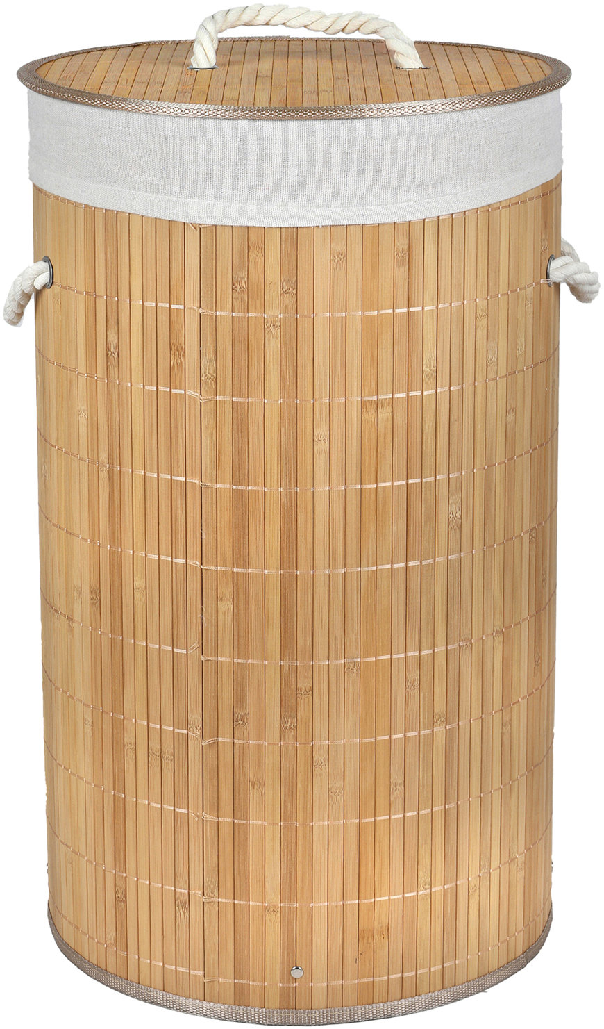 DOCHTMANN Koš na špinavé prádlo bambus 54 l, 35 × 57 × 35 cm