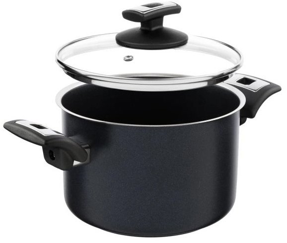 KOLIMAX COMFORT BLACK hrnec s poklicí 18 cm 3,0 l