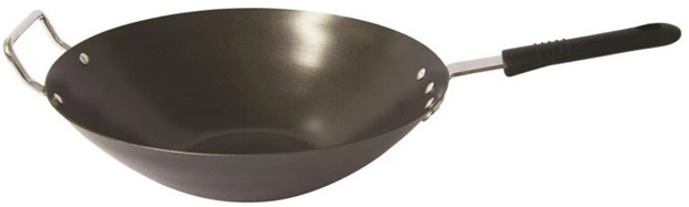 CMP KC21231 Wok pánev ocelová, 33 cm černá