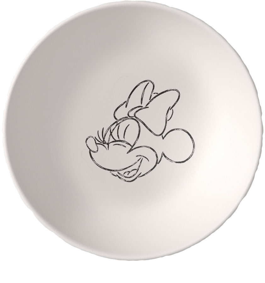 Villeroy & Boch Dezertní miska z kolekce Manufacture Rock Blanc – Mickey Mouse 120 ml
