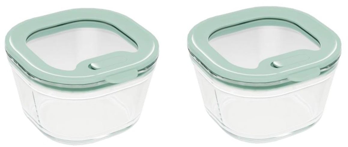 Pebbly PKV-087 Set skleněných zapékacích misek, 2 ks