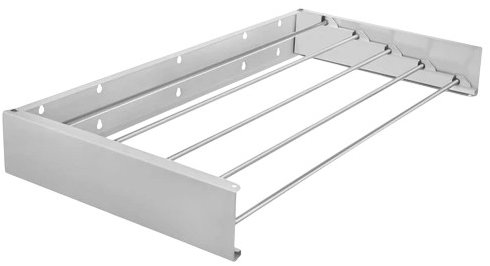 Ruhhy 27759 Skládací nástěnný sušák na prádlo 80 cm, bílý