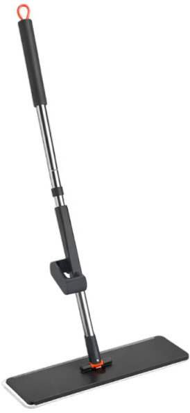 Verk 27773 Plochý mop se ždímacím mechanismem, otočný o 360°, černý