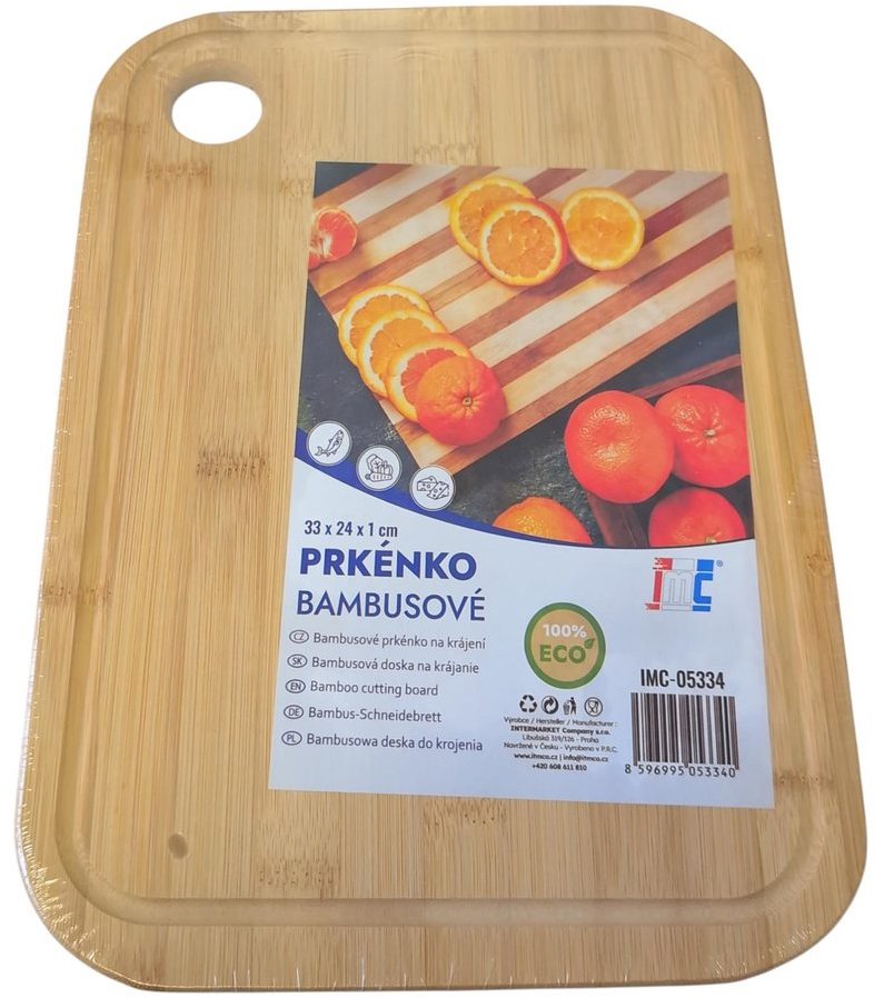 Intermarket Bambusové kuchyňské prkénko 33 × 24 × 1 cm