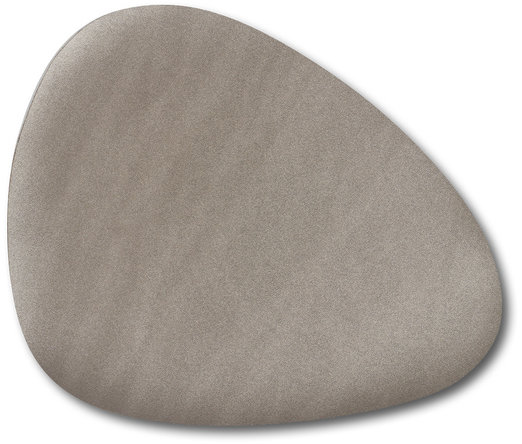 Zeller Prostírání designové hnědé, imitace kůže 42 × 34 cm