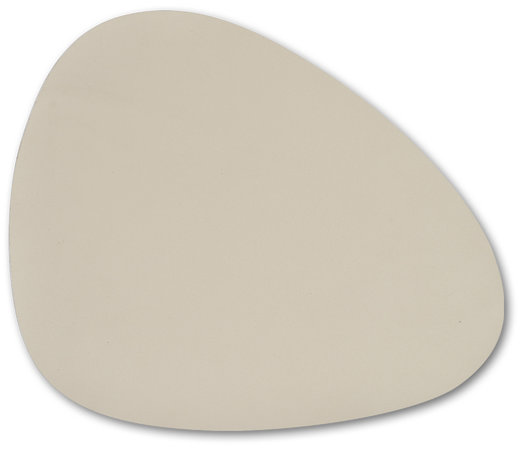 Zeller Prostírání designové béžové, imitace kůže 42 × 34 cm