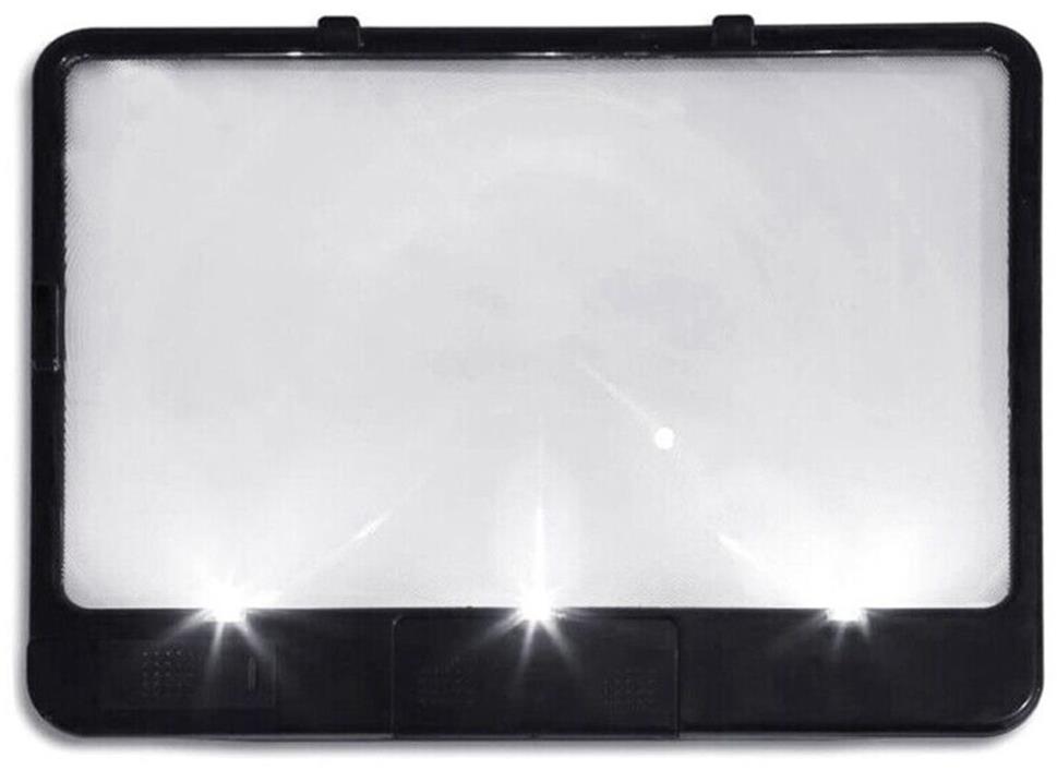 HomeLife Čtecí lupa s LED osvětlením PAGE BRIGHT