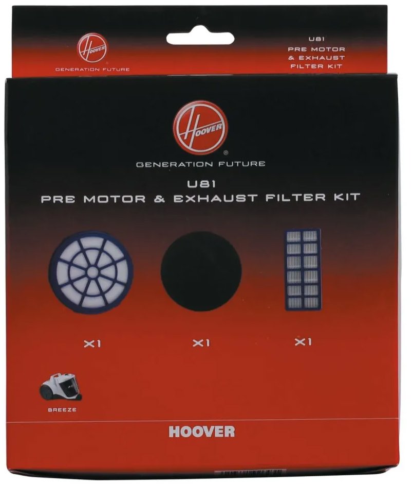 HOOVER U81 Sada předmotorový a výstupní filtr