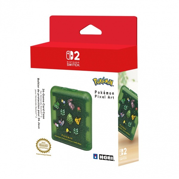 Hori Game Card Case 24 - Pixel Green - Nintendo Switch 2