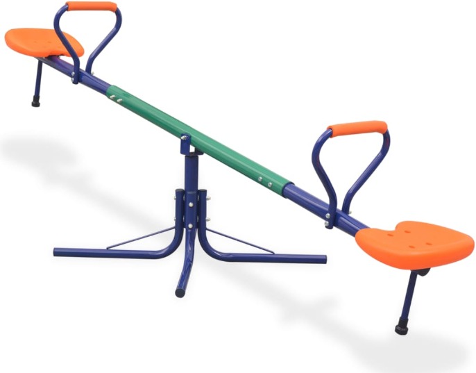 Převažovací houpačka s rotací 360 stupňů oranžová