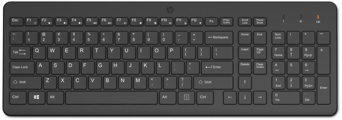 HP 220 Wireless Keyboard - CZ/SK