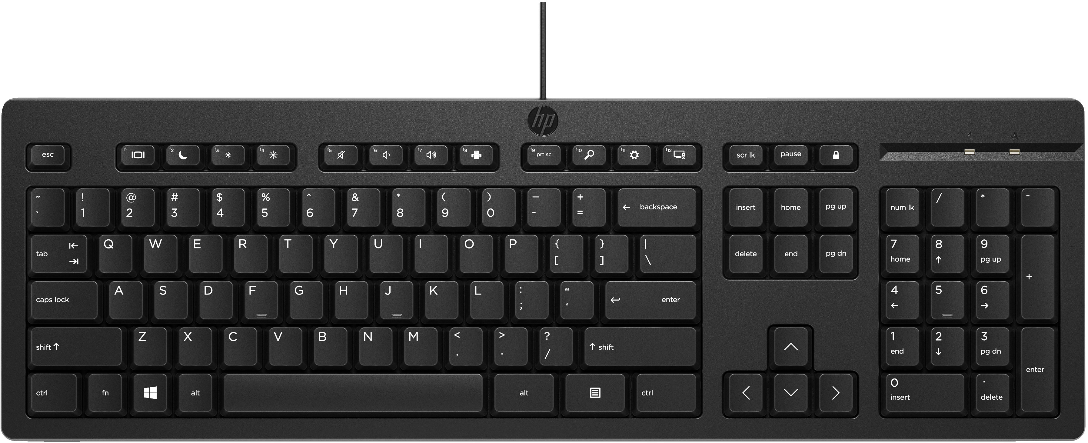 HP 125 G2 Wired Keyboard - CZ/SK