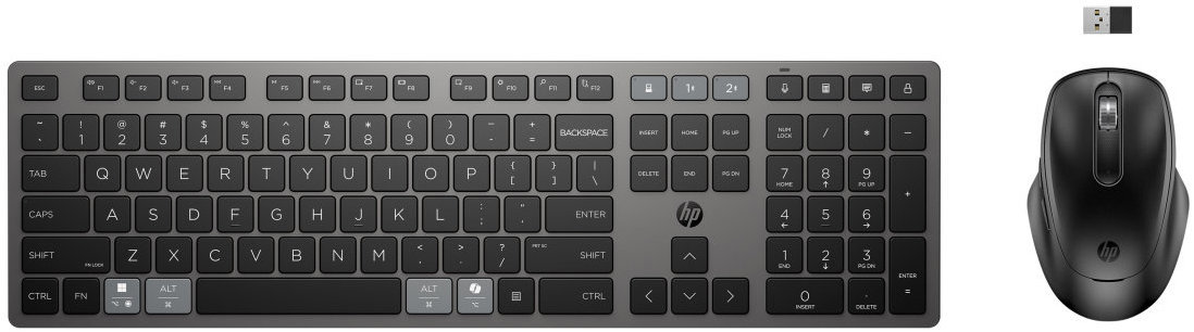 HP 725 Rechargeable Wireless Mouse and Keyboard - CZ/SK