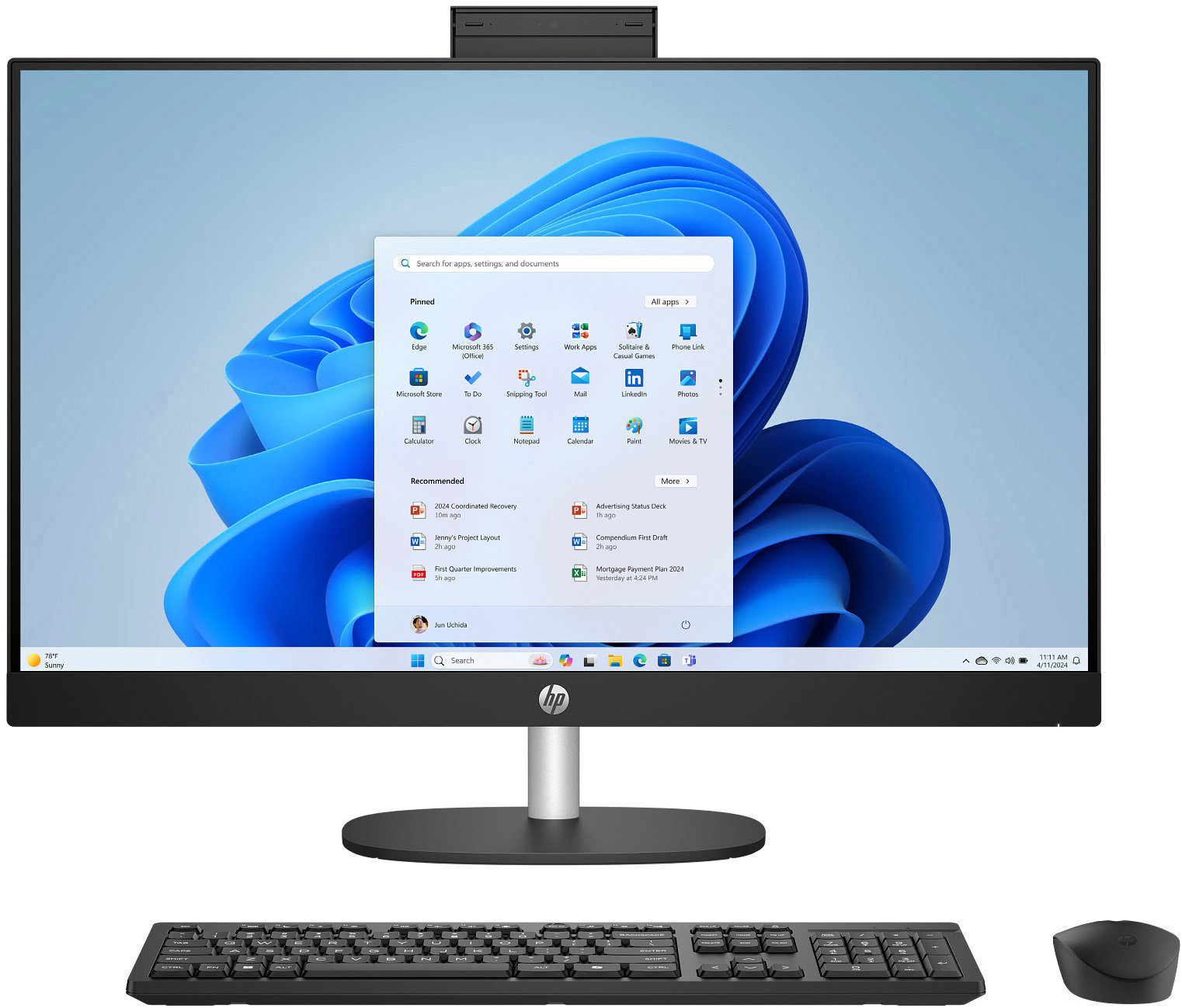 HP AI 27-cr2006nc Black