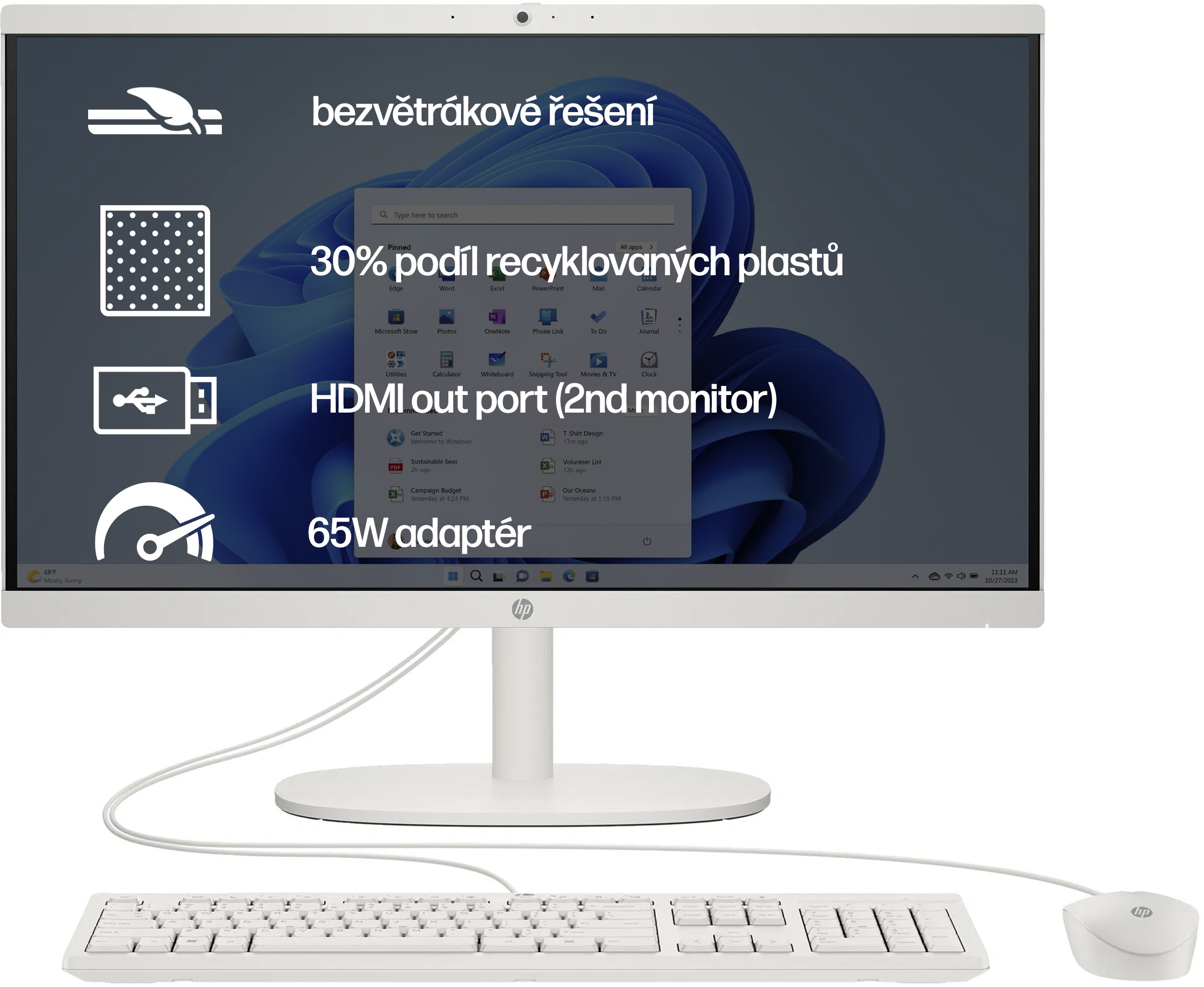 HP 22-dg0003nc White