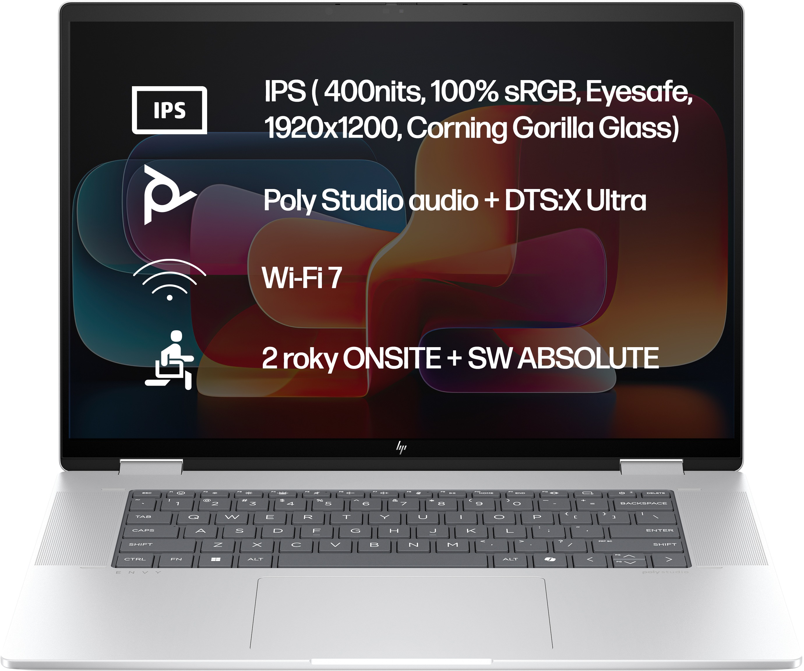 HP ENVY x360 16-ac0002nc Silver Celokovový