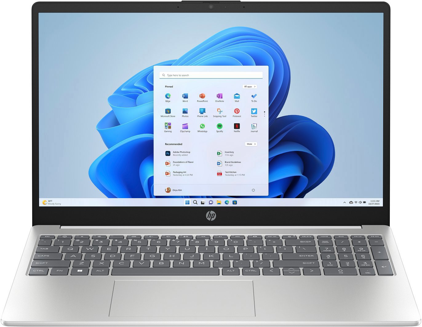 HP 15-fc0975nc Natural Silver