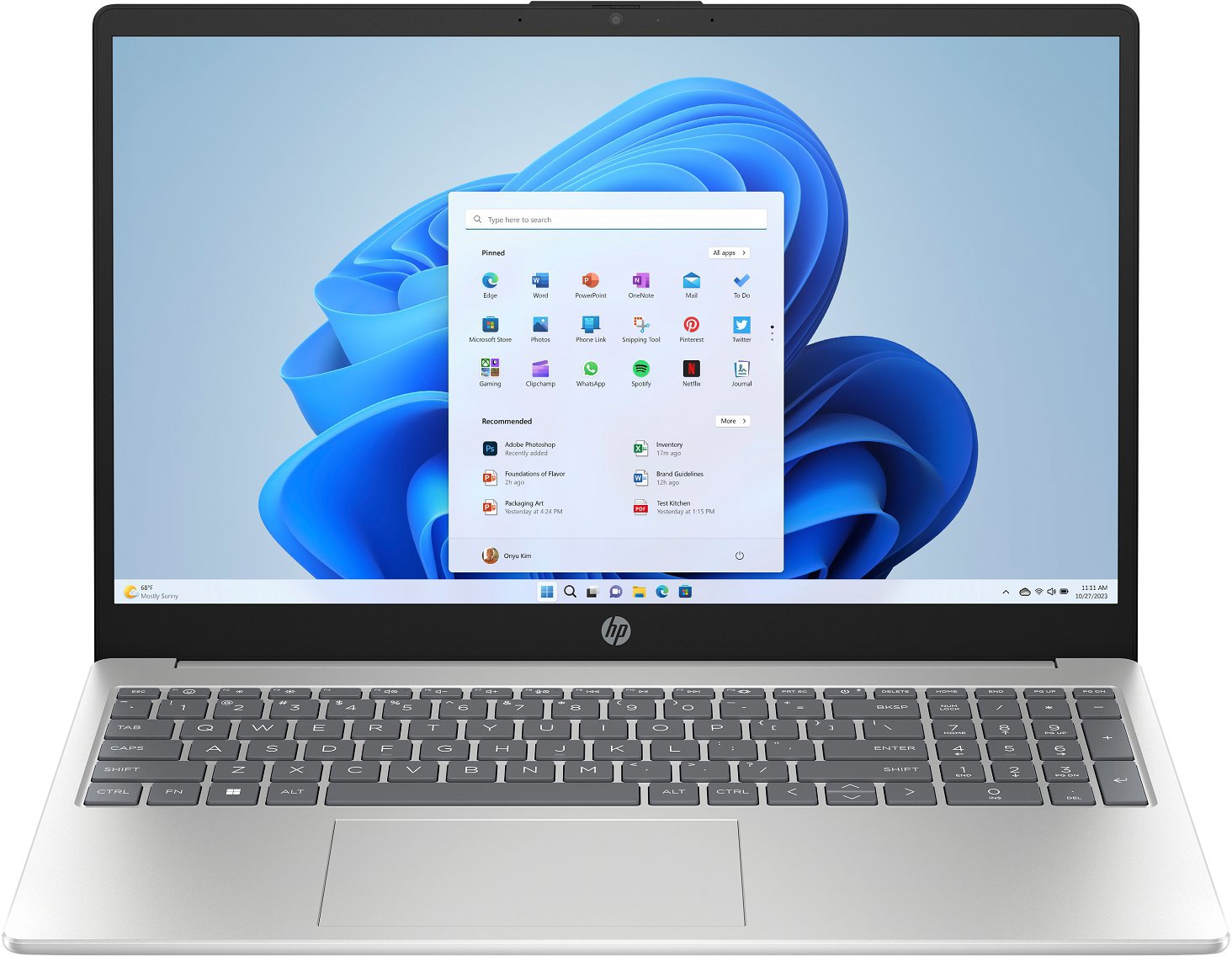 HP 15-fd1900nc Natural Silver
