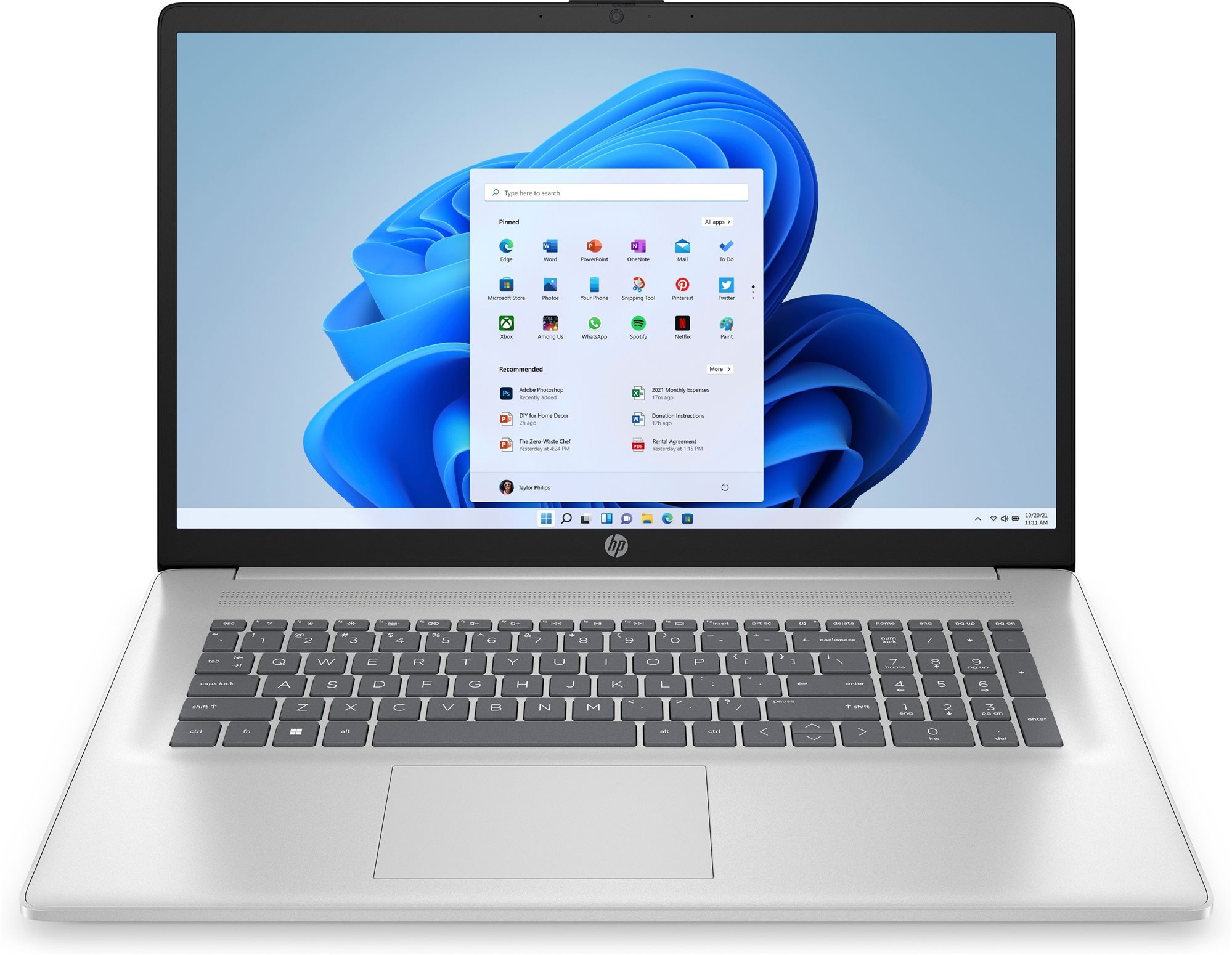 HP 17-cn2901nc Natural Silver