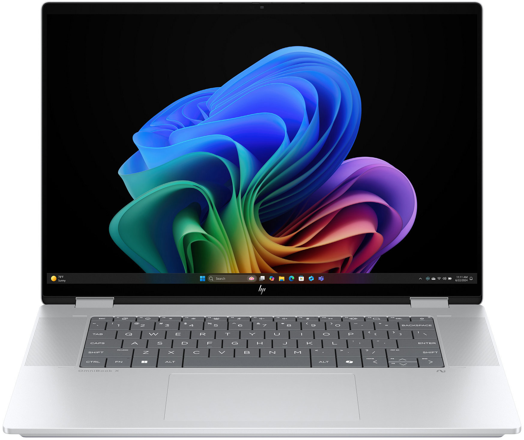 HP OmniBook X Flip AI 16-as0001nc Glacier Silver