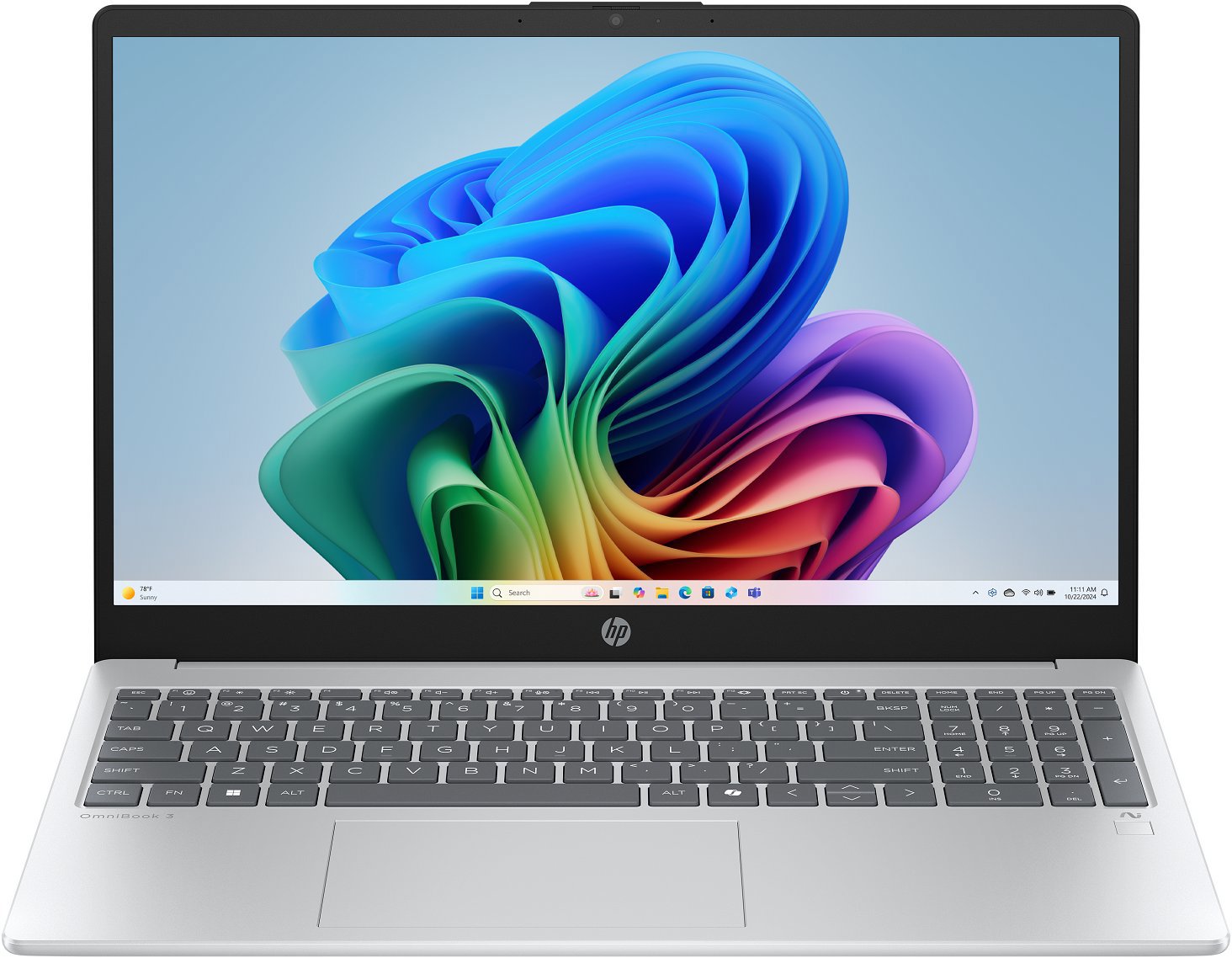 HP OmniBook 3 AI 15-fn0900nc  Glacier Silver