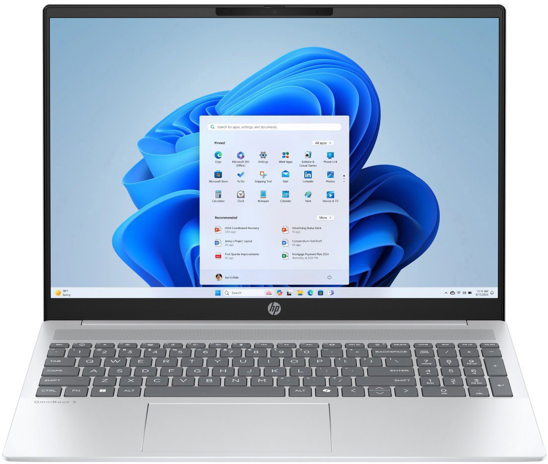 HP OmniBook 5 Laptop 16-ba1433nc Glacier Silver
