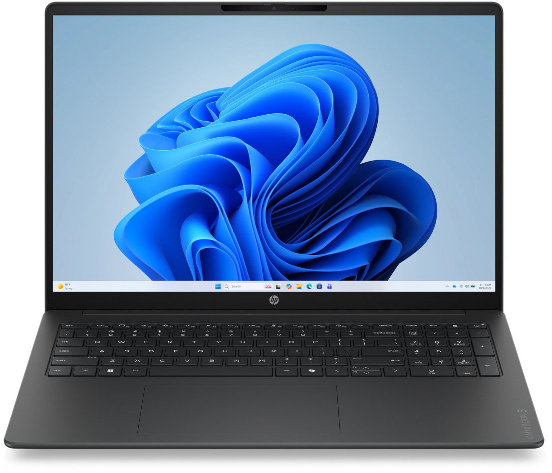 HP OmniBook 3 16-bu0001ncx Mica Silver (bez adaptéru)