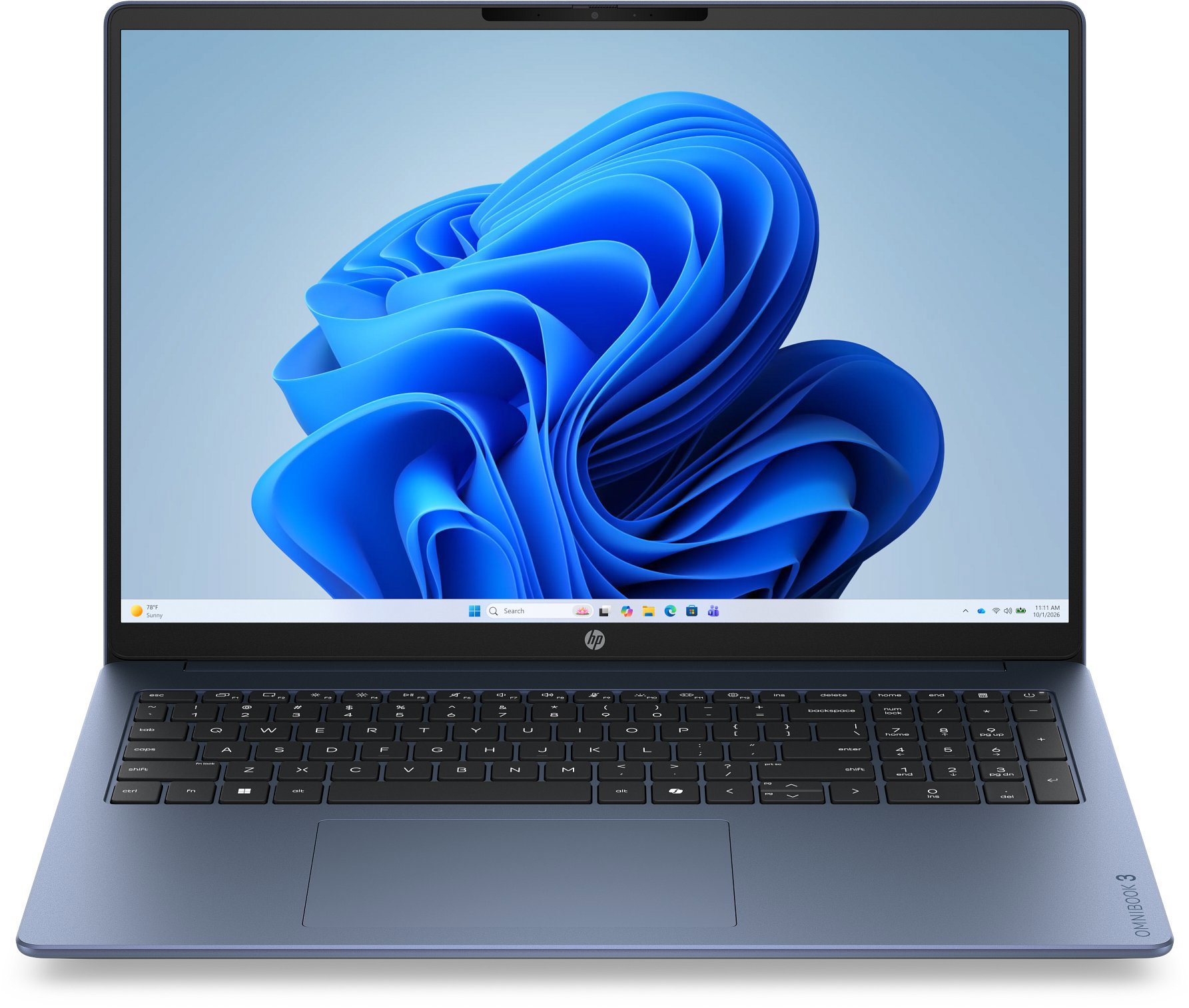 HP OmniBook 3 16-bu0901ncx Starlit Blue (bez adaptéru)