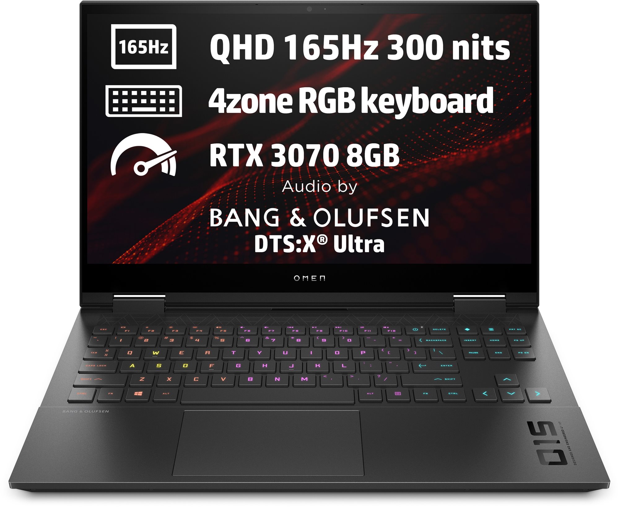 Repasovaný notebook HP OMEN 15-ek1003nc ShadowBlack
