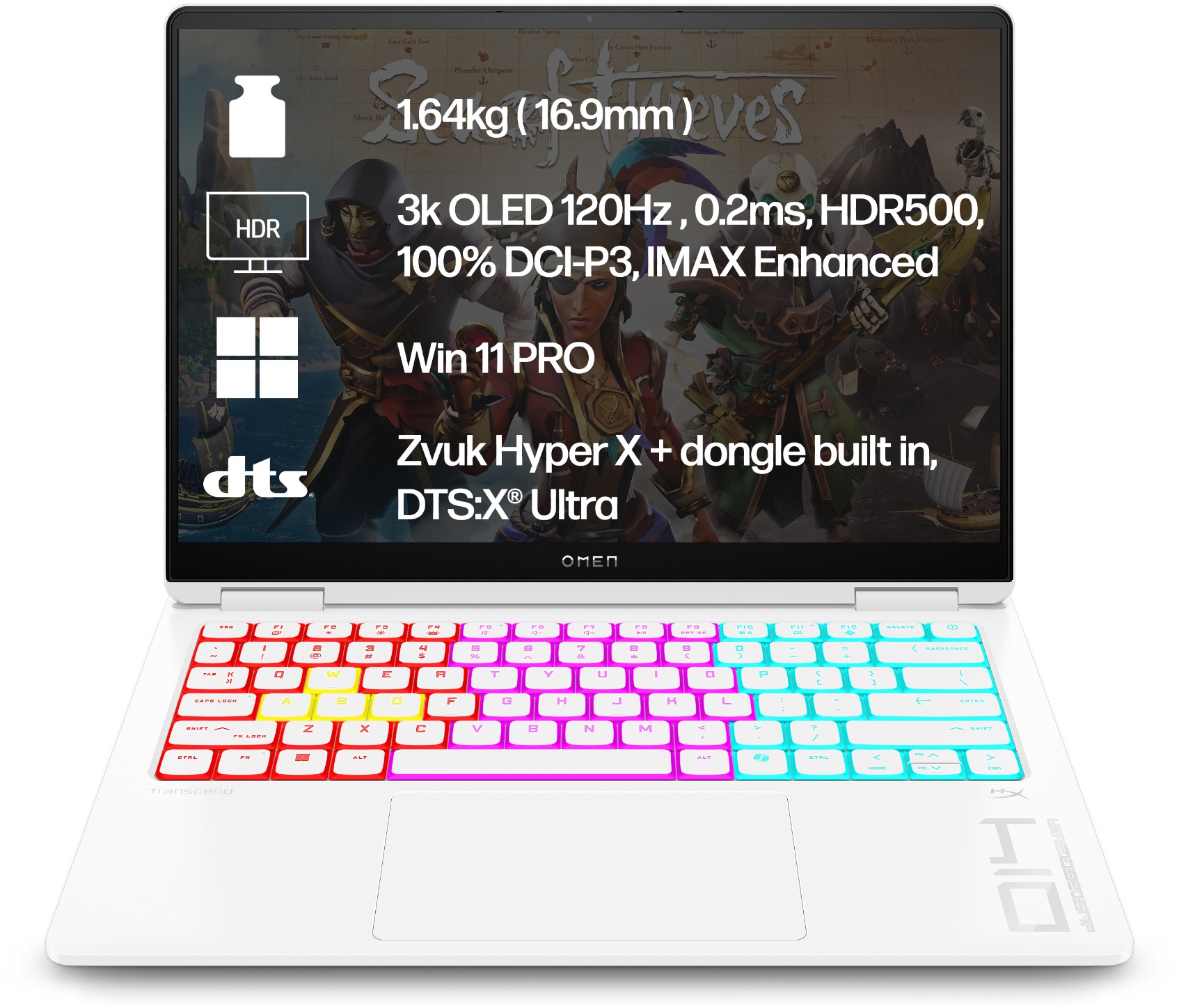 HP OMEN Transcend 14-fb1072nc Ceramic White notebook