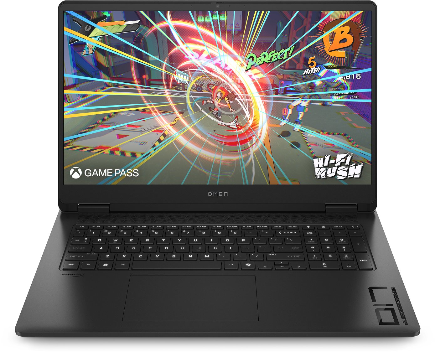 HP OMEN 17-db1001nc Shadow Black - herní notebook