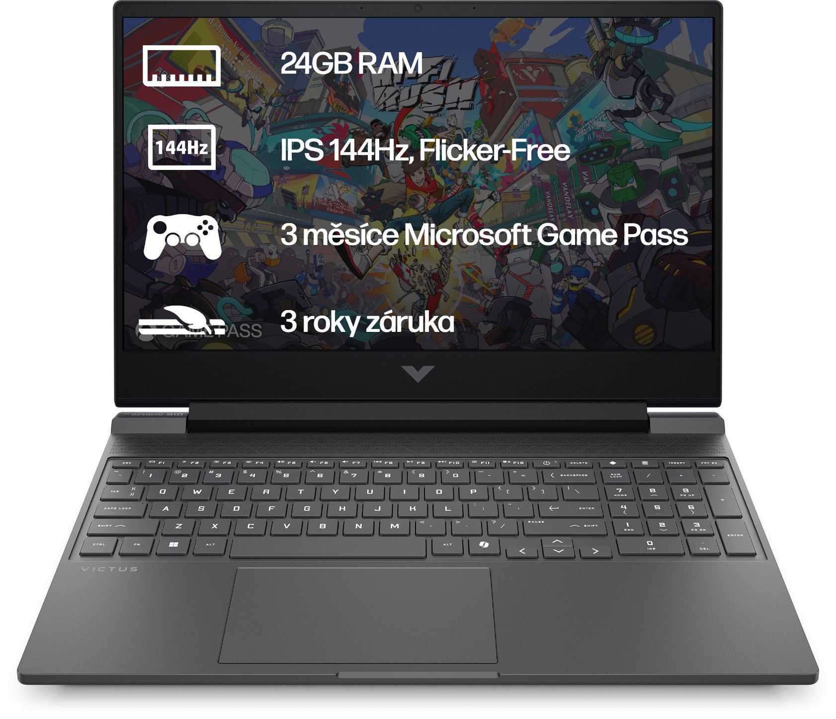 Notebook VICTUS by HP 15-fa2004nc Mica Silver