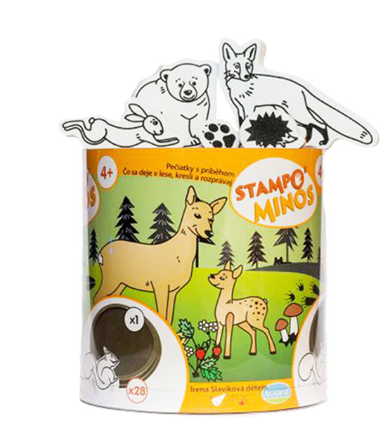 Aladine Dětská razítka Lesní zvířátka