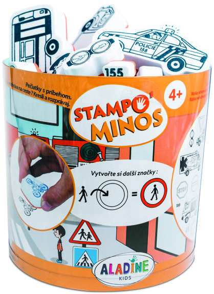 Aladine Dětská razítka Dopravní prostředky