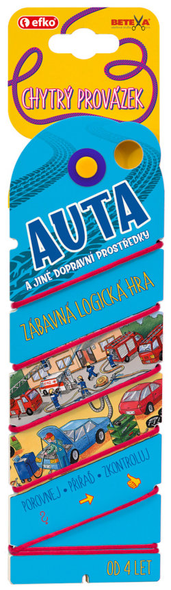 EFKO Chytrý provázek Auta - výuková hra