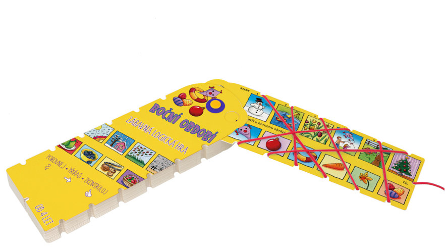 EFKO Chytrý provázek Roční období - výuková hra