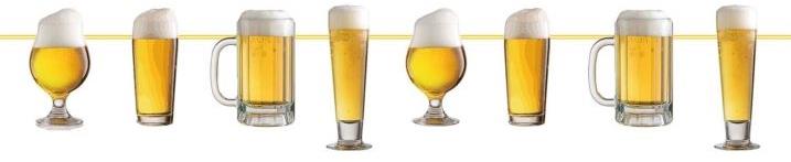 FOLAT Papírová girlanda pivo beer 600 cm