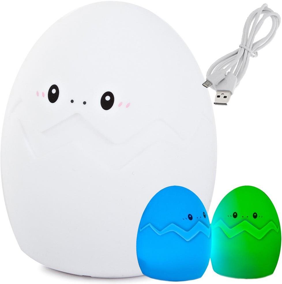Verk noční RGB lampička dotyková vajíčko USB