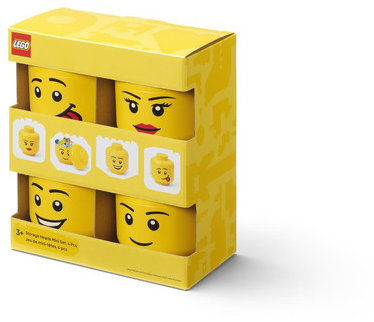 LEGO Úložná hlava Multi-pack, mini, 4 ks