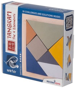 RECENTTOYS Tangram 4 elementy - voda