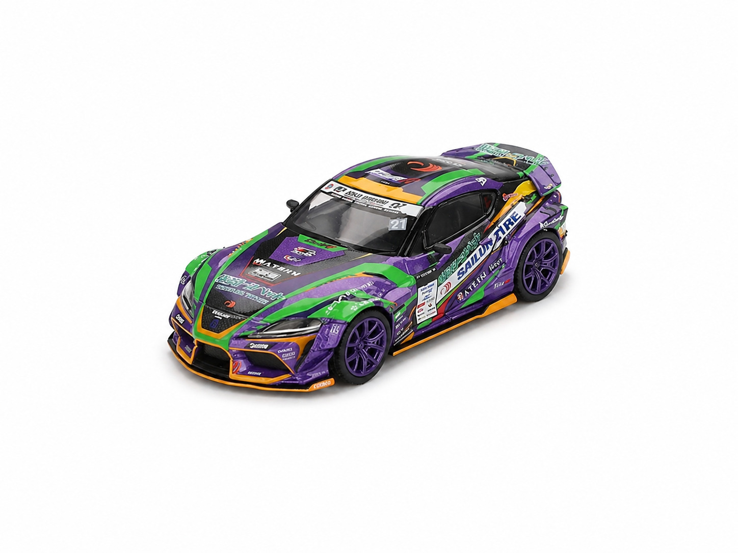 Mini Gt TOYOTA GR SUPRA KUHL D1GP EVANGELION RACING 2021 - 1:64 - blistr